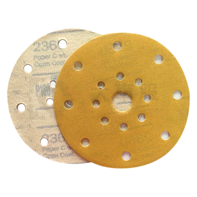 3M 干磨砂纸P80-400(6寸17孔)（236U）236U6C17K