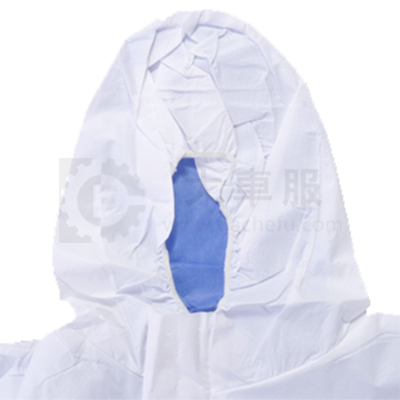 3M 4535白色带帽连体防护服L/XL(防静电)4535